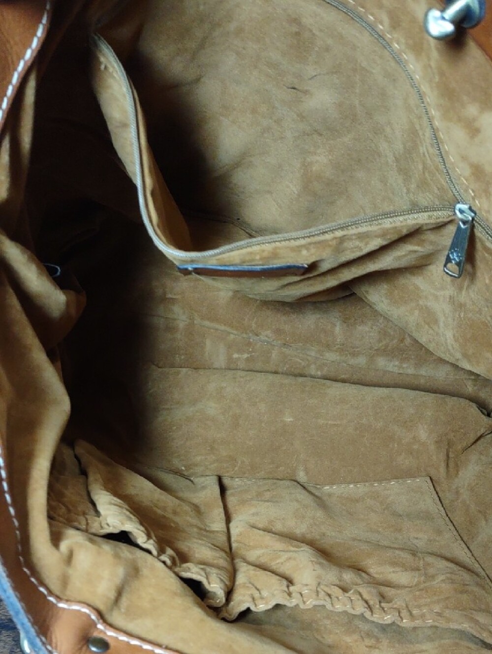 Patricia Nash "Benvenuto" Wavy Stripe Leather Tote - Picture 13 of 13